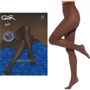 Dámské oblečení Punčocháče hladké Gatta E.Wedel 40 DEN hnědé Milky Choco velikost 4