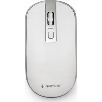 Myš Myš Gembird MUSW-4B-06-WS (bílá a stříbrná)