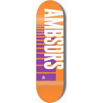 Skateboardová deska Deska Ambassadors STRIPES Orange 7.88 - High concave