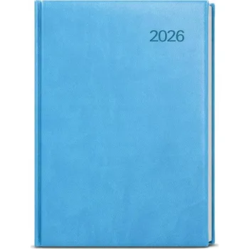 Diář Baloušek Tisk - David - Vivella - denní diář 2026, světle modrý, A5