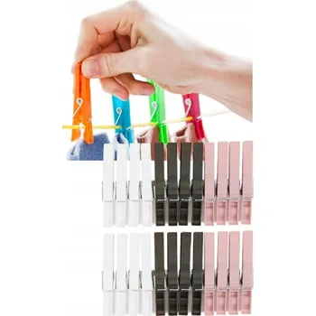 Kolíček na prádlo Kolíčky plastové kolíčky na prádlo 24 ks mix barev silné R