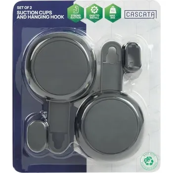 Věšák VĚŠÁKY S PŘÍSAVKOU HÁČKY NA RUČNÍK DO KOUPELNY KUCHYNĚ JEDNOTLIVÉ 2 KS