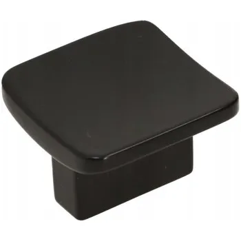 Nábytkové kování NÁBYTKOVÁ ÚCHYTKA ČTVERCOVÁ GG-43-L31 ČERNÁ MATNÁ GAMET