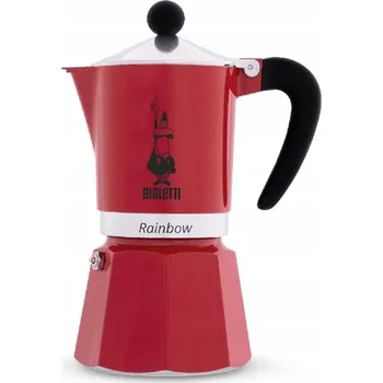 Moka konvice Bialetti moka konvice Rainbow 1tz červená