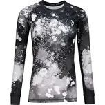 Dámské funkční termo triko s dlouhým rukávem premium ALTISPORT VOJ/ALW055TER01 ČERNOBÍLÁ XXL