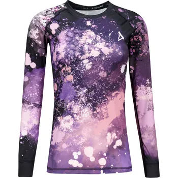 Dámské funkční termo triko s dlouhým rukávem premium ALTISPORT VOJ/ALW055TER01 ČERNOFIALOVÁ XXL