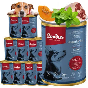 Krmivo pro psa LOVIRA krmivo mokré krmivo jehněčí 4 kg