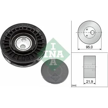 Auto-moto Napínací kladka, žebrovaný klínový řemen INA 531 0963 10