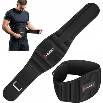 Kulturistický Pás Bederní neoprenový tréninkový pás pro trénink HMS vel. XL