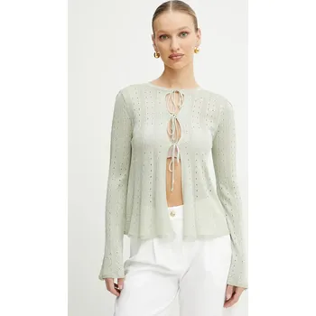 Dámský svetr Kardigan Twinset 251TT3181 zelená 07X, vel. S