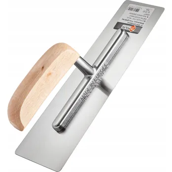 Zednické hladítko Benátské nerezové hladítko 240 mm, dřevěná rukojeť Polax