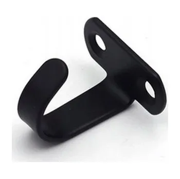 Věšák Černý Stropní Háček 33 mm - Kovový Věšák Držák na Drobnosti