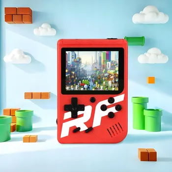 Herní konzole MINI HERNÍ KONZOLE RETRO PŘENOSNÁ 400 HER 8/16 BIT 3"