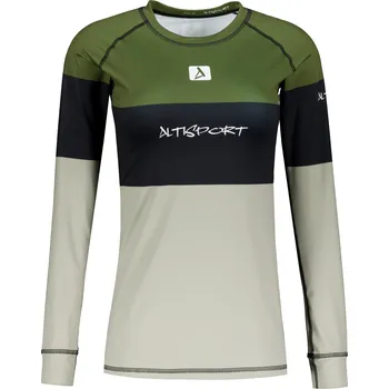 Dámské funkční termo triko s dlouhým rukávem premium ALTISPORT VOJ/ALW051TER01 KHAKI XXL