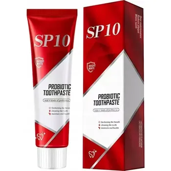 zubní pasta SP10 Probiotická bělící zubní pasta pro pokročilou péči o ústní dutinu, přírodní složení