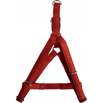 Postroj pro psa ZOLUX POSTROJE PRO PSA MAC LEATHER 10 MM ČERVENÉ