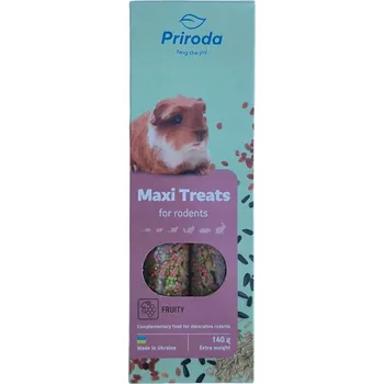 Krmivo pro hlodavce Maxi Treats pamlsek pro hlodavce Ovoce 140g