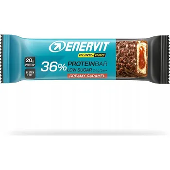 Enervit PURE-PRO 36% proteinová tyčinka s krémovým karamel 55g
