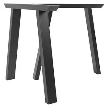 Stolová podnož Podnož k jídelnímu stolu MILANO (set 2 ks) černá MILANOC