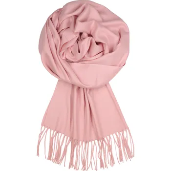 Šála Lužnice dámská kašmírová šála – jednobarevná 105_16A světle růžová
