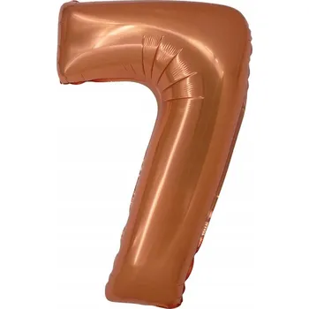 Balónek Oranžový balónek číslice 1 ks