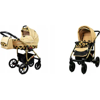 Kočárek Dětský kočárek 2v1 BabyLux LARGO – sporťák a hluboká korba, lehký, s taškou