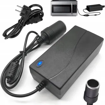 Měnič napětí NAPÁJECÍ ADAPTÉR 230V NA 12V ZÁSUVKA ZAPALOVAČE AUTA 60W