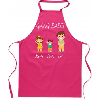 Kuchyňská zástěra Kuchyňská zástěra - Dárek od vnoučat pro babičku - Babička Gang + Jméno/Jména