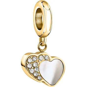 Přívěsek Něžný pozlacený přívěsek se srdíčky Drops SCZ1359 Morellato