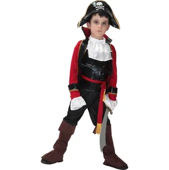 Karnevalový kostým Kostým pirát s kloboukem vel. M 110-120 cm