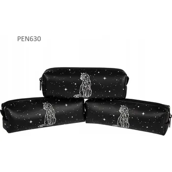 Penál Věci do ŠKOLY pro Děti Školní POUZDRO na tužky Jednokomorové KOČKY