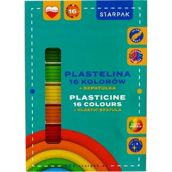Modelovací hmota Plastelíny Starpak 16 ks