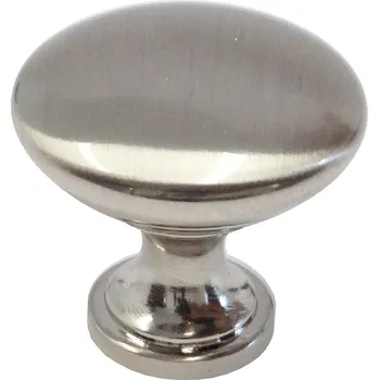 Nábytkové kování Nábytková úchytka knopka černý lesk 3 x 3 x 2,9 cm