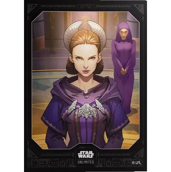 Příslušenství k deskovým hrám Gamegenic: Obaly na karty Star Wars Unlimited - Prémiové umělecké obaly - Padmé Amidala
