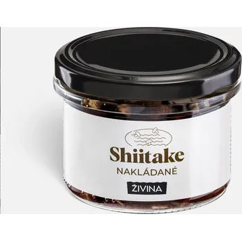 konzervovaná zelenina ŽIVINA Shiitake nakládané ve sladkokyselém nálevu 200 g