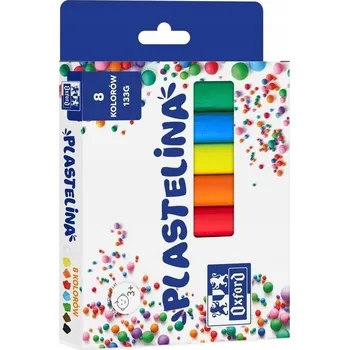 Modelovací hmota PLASTELÍNA PRO PŘEDŠKOLÁKY MODELÍNA DO ŠKOLY PLASTELÍNA OXFORD 8 BAREV