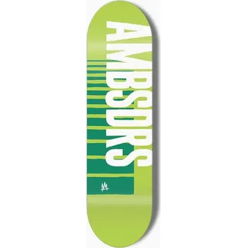 Skateboardová deska Deska Ambassadors STRIPES Lime 8.00 - High concave