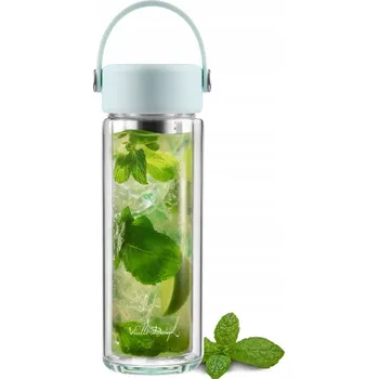 Termoska VIALLI DESIGN Fuori 0,35 l - skleněná láhev s dvojitou stěnou a varným prvkem