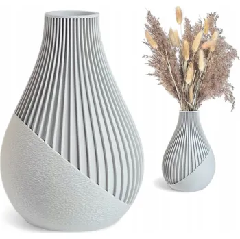 Váza Nerozbitná váza na květiny 20 cm Boho dekorace do bytu Pevná váza