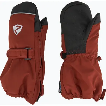 Dětské lyžařské rukavice ZIENER Lanup Aquashield AW Minis woody brown