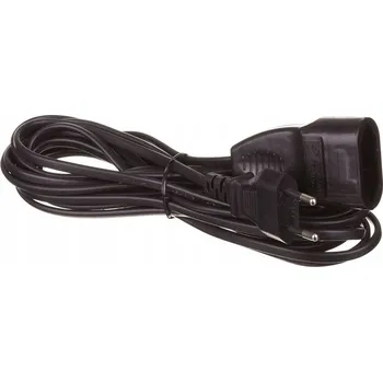 Napájecí kabel Prodlužovací Kabel 1 zásuvka 5m černý IP20 230V