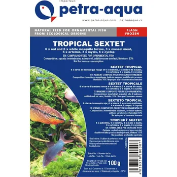 Návnadová surovina Sextet Tropical frozen blister - mražený tropický mix 6x 100 g