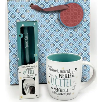 Dárkový balíček pro PANA UČITELE DC6 - hrnek + lžička