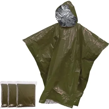 Pláštěnka Ultralight pončo (pláštěnka) Dong - olivové