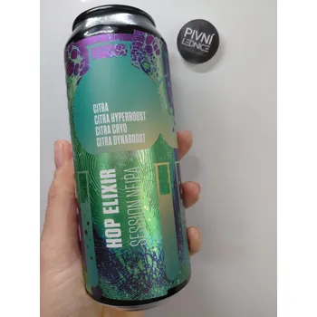 Pivo Sibeeria Hop Elixir Citra, Citra Hyperboost, Citra Cryo, Citra Dynaboost 13°/4,9% 0,5l