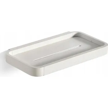 Koupelnový nábytek ZONE RIM Polička do koupelny, sprchová, 22 cm, bílá