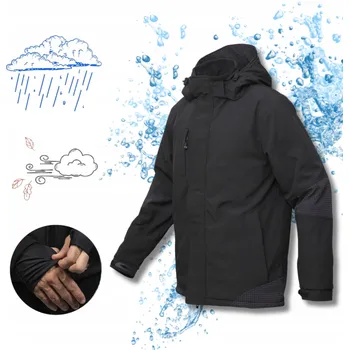 pracovní bunda Zimní pracovní bunda Softshell ATLANTA ČERNÁ, velikost L