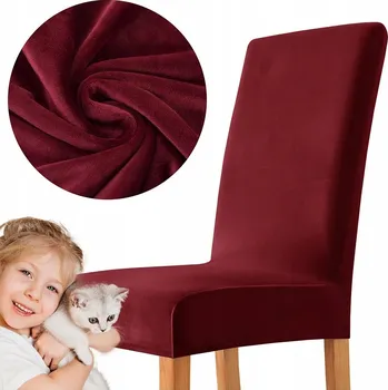 Prostěradlo Potah na židli MEBLE ODNOWA červený