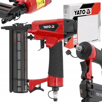 Sponkovačka Yato pneumatická čalounická sponkovačka na hřebíky a sponky 16-40 mm