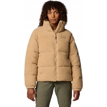 Zateplená bunda Columbia Puffect Sherpa Jacket - canoe M